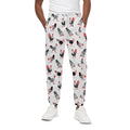 Exotic Chicken Pattern Print Cotton Sweatpants