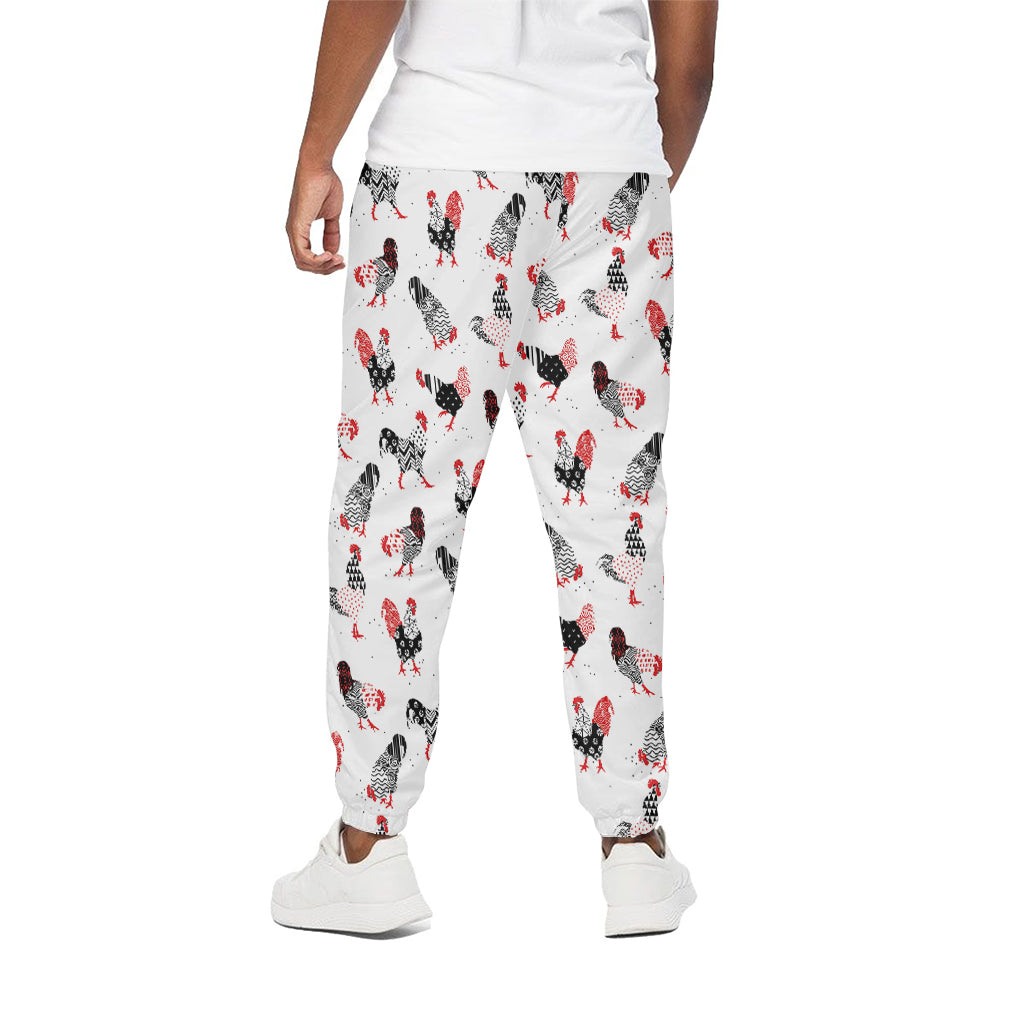 Exotic Chicken Pattern Print Cotton Pants
