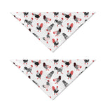 Exotic Chicken Pattern Print Dog Bandana