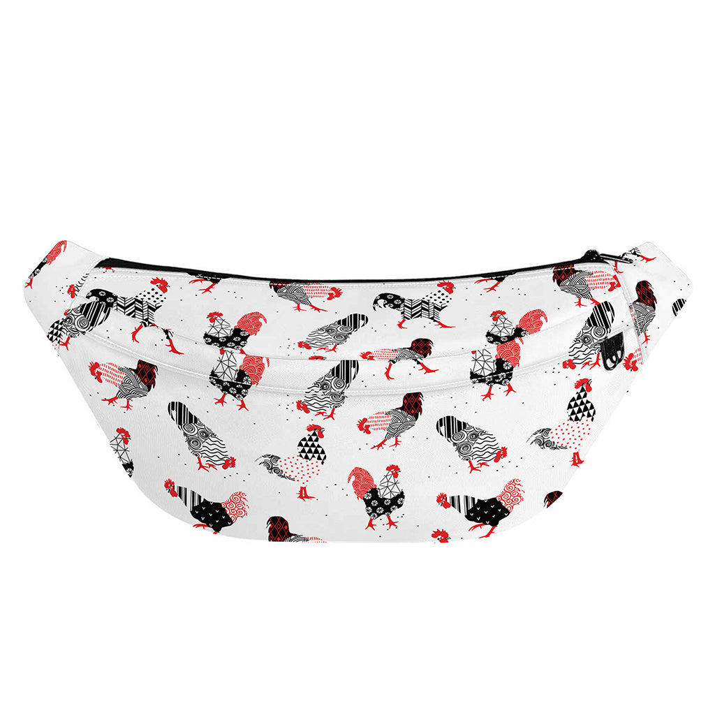 Exotic Chicken Pattern Print Fanny Pack