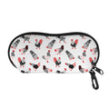 Exotic Chicken Pattern Print Glasses Case