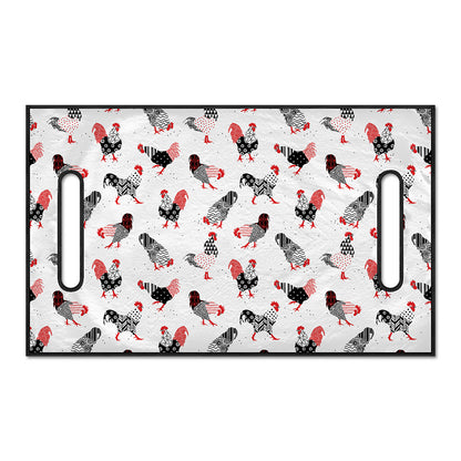 Exotic Chicken Pattern Print Golf Cart Seat Cover