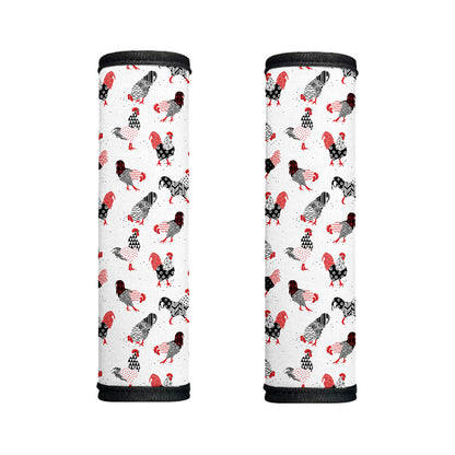 Exotic Chicken Pattern Print Handle Covers