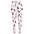 Exotic Chicken Pattern Print High-Waisted Pocket Leggings