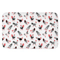 Exotic Chicken Pattern Print Indoor Door Mat