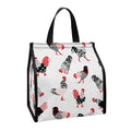 Exotic Chicken Pattern Print Insulated Lunch Tote