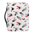 Exotic Chicken Pattern Print Leather Bible Cover