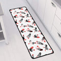 Exotic Chicken Pattern Print Long Kitchen Mat