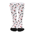 Exotic Chicken Pattern Print Long Socks