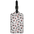 Exotic Chicken Pattern Print Luggage Tag