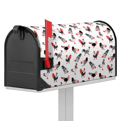 Exotic Chicken Pattern Print Mailbox Cover