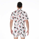 Exotic Chicken Pattern Print Men's Rompers