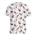 Exotic Chicken Pattern Print Men's Athletic T-Shirt