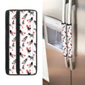 Exotic Chicken Pattern Print Refrigerator Handle Covers