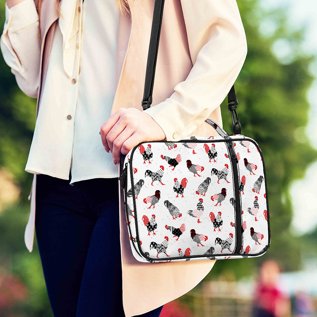 Exotic Chicken Pattern Print Shoulder Strap Bible Bag