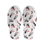 Exotic Chicken Pattern Print Slippers