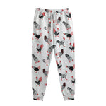 Exotic Chicken Pattern Print Sweatpants