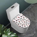 Exotic Chicken Pattern Print Toilet Lid Cover