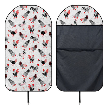 Exotic Chicken Pattern Print Waterproof Car Seat Cover