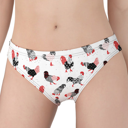 Exotic Chicken Pattern Print Women's Panties