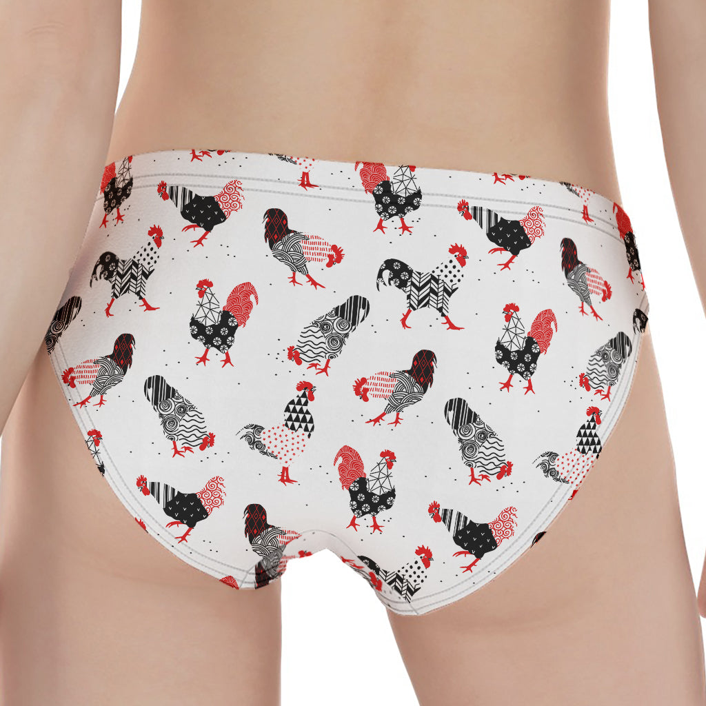 Exotic Chicken Pattern Print Women's Panties
