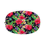 Exotic Hibiscus Flowers Pattern Print Car Side Mirror Covers