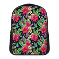 Exotic Hibiscus Flowers Pattern Print Casual Backpack