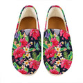 Exotic Hibiscus Flowers Pattern Print Casual Shoes