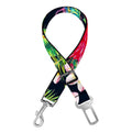 Exotic Hibiscus Flowers Pattern Print Dog Seat Belt
