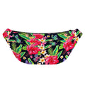 Exotic Hibiscus Flowers Pattern Print Fanny Pack