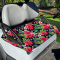 Exotic Hibiscus Flowers Pattern Print Golf Cart Seat Cover