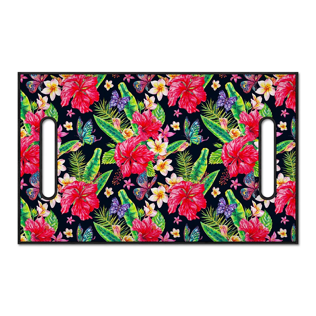 Exotic Hibiscus Flowers Pattern Print Golf Cart Seat Cover