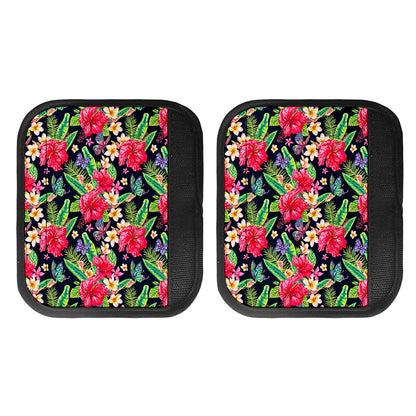 Exotic Hibiscus Flowers Pattern Print Handle Covers