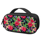 Exotic Hibiscus Flowers Pattern Print Insulin Cooler Travel Case