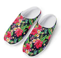 Exotic Hibiscus Flowers Pattern Print Mesh Casual Shoes