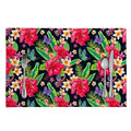 Exotic Hibiscus Flowers Pattern Print Placemat