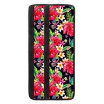 Exotic Hibiscus Flowers Pattern Print Refrigerator Handle Covers