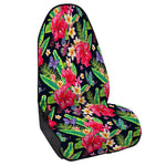 Exotic Hibiscus Flowers Pattern Print Waterproof Car Seat Cover