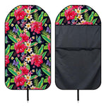 Exotic Hibiscus Flowers Pattern Print Waterproof Car Seat Cover