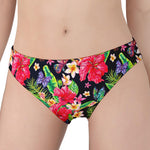 Exotic Hibiscus Flowers Pattern Print Women's Panties