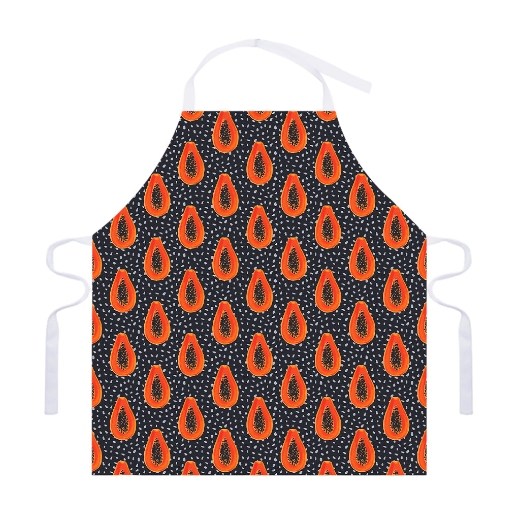 Exotic Papaya Pattern Print Adjustable Apron