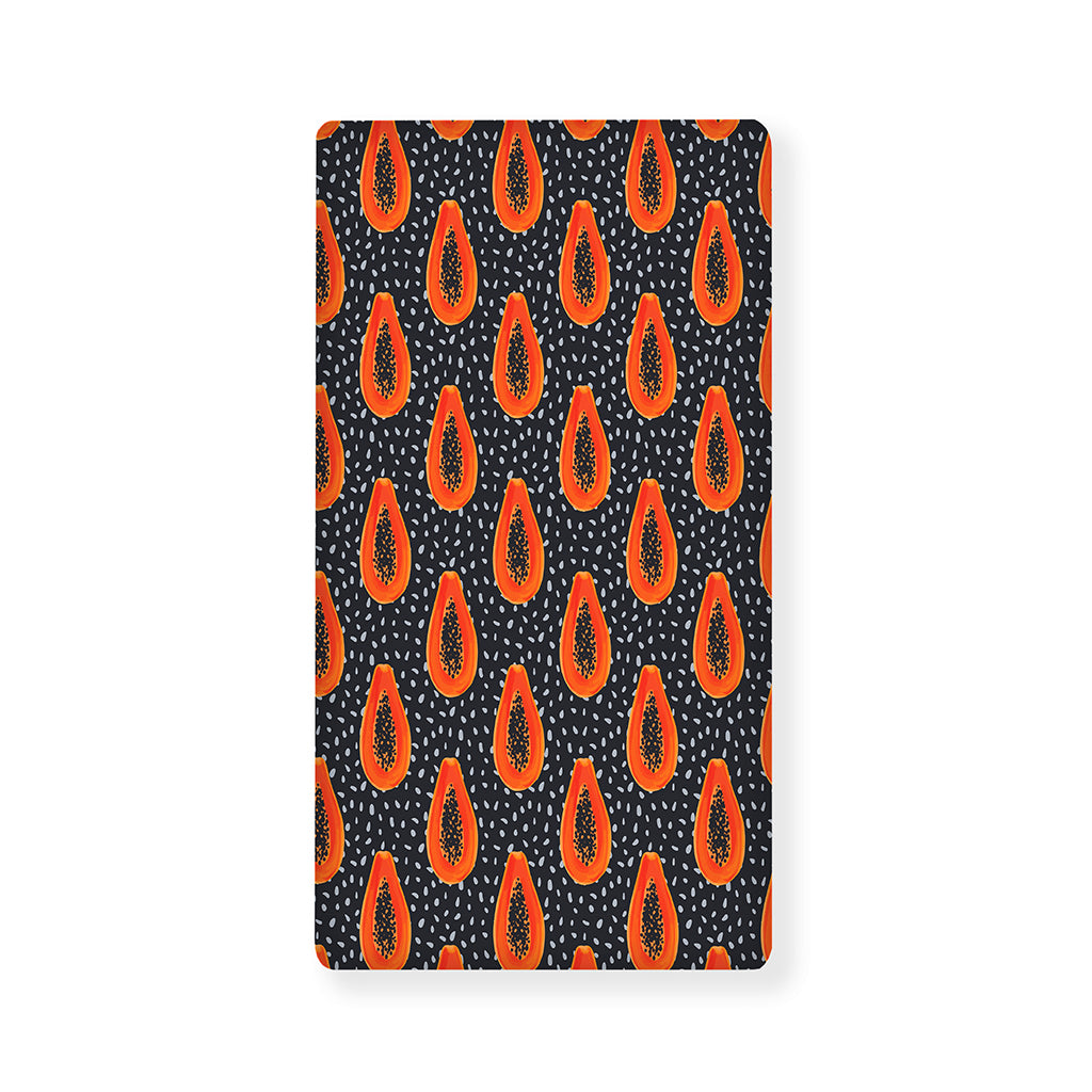 Exotic Papaya Pattern Print Baby Crib Sheet