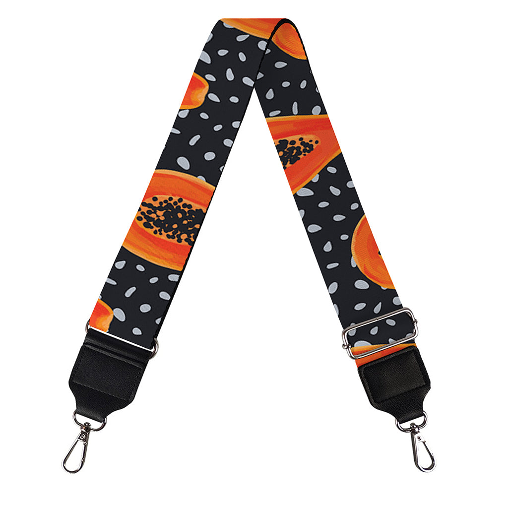 Exotic Papaya Pattern Print Bag Strap
