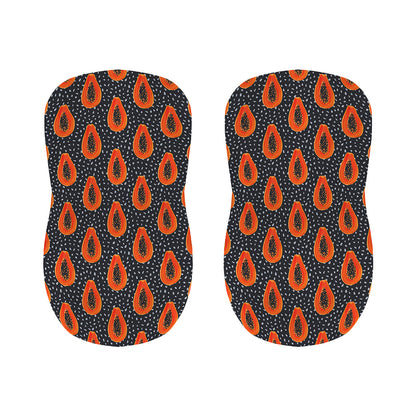 Exotic Papaya Pattern Print Bar Stool Covers