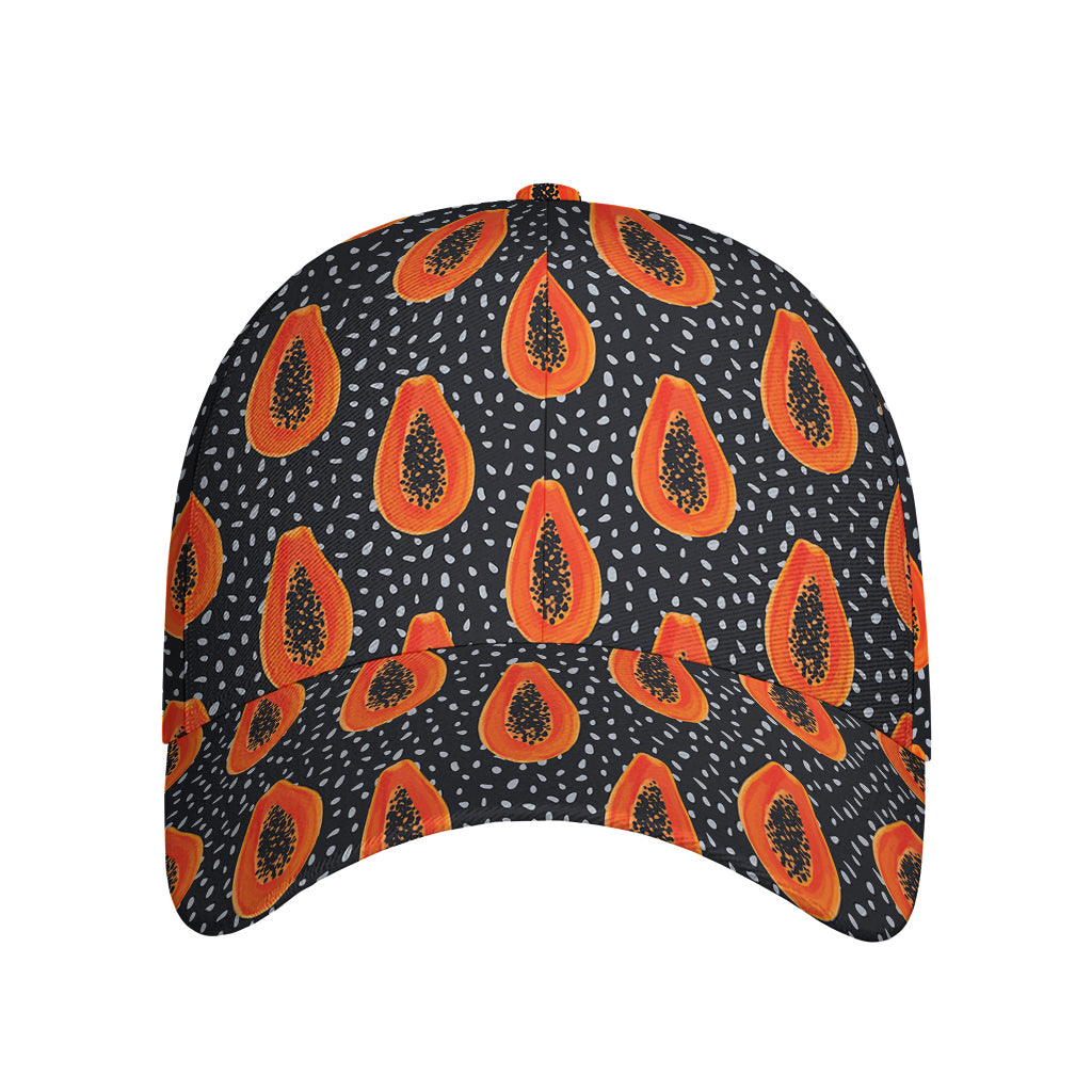 Exotic Papaya Pattern Print Baseball Cap