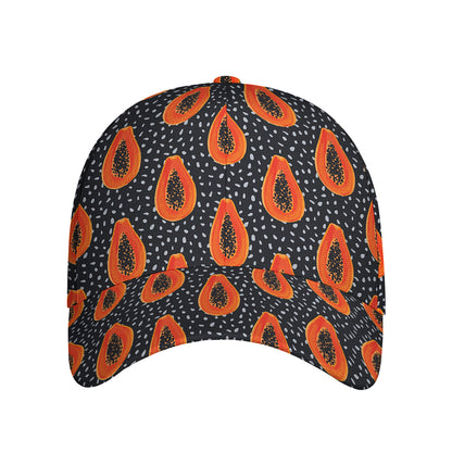 Exotic Papaya Pattern Print Baseball Cap