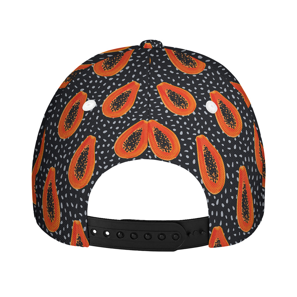 Exotic Papaya Pattern Print Baseball Cap