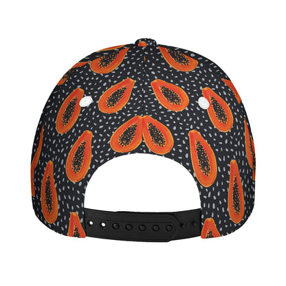 Exotic Papaya Pattern Print Baseball Cap