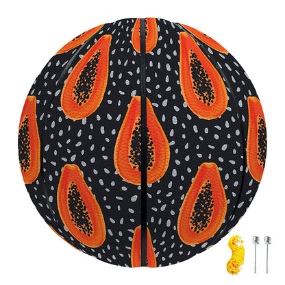 Exotic Papaya Pattern Print Basketball