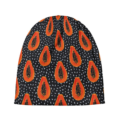 Exotic Papaya Pattern Print Beanie